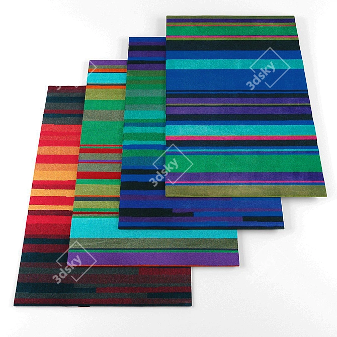 Elegance Collection: Brink & Capman Rugs 3D model image 1