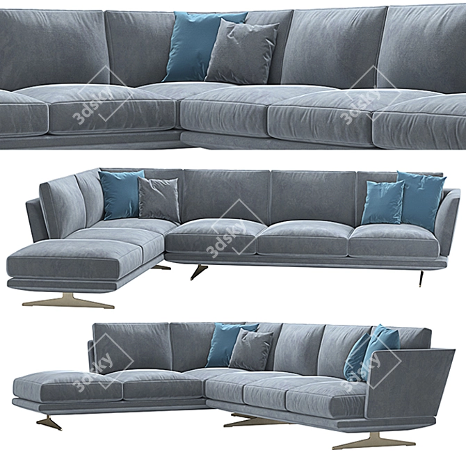 Marelli Clipper - Modular Sectional Sofa 3D model image 1