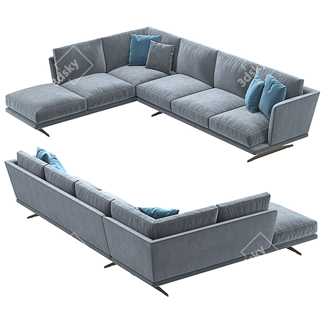 Marelli Clipper - Modular Sectional Sofa 3D model image 2