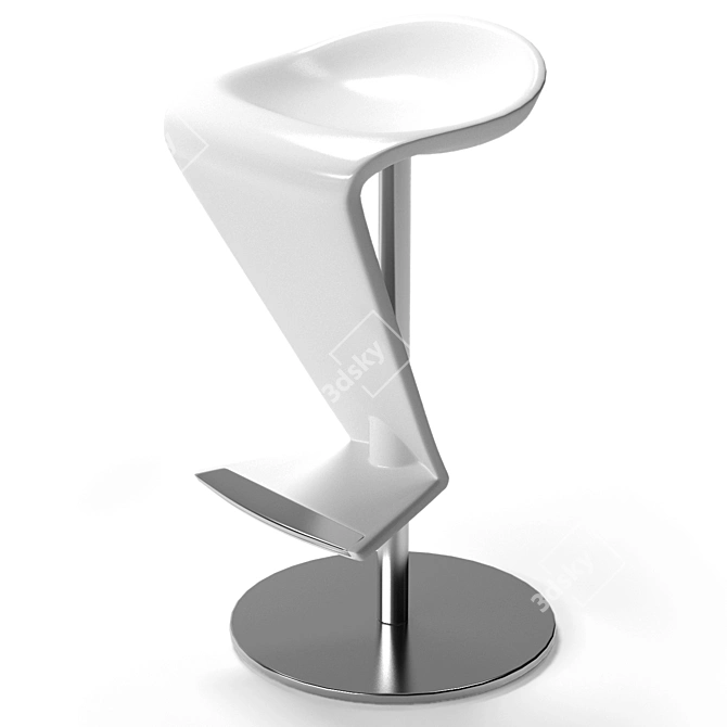 Zippo Stool: Stylish and Compact 3D model image 2