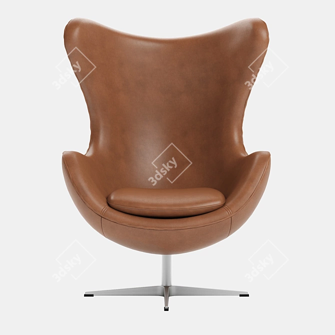 Elegant EGG Chair - Timeless Design 3D model image 3
