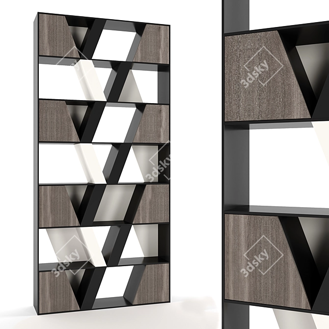 Modular Z Shelf - 2700x1260x350mm 3D model image 1