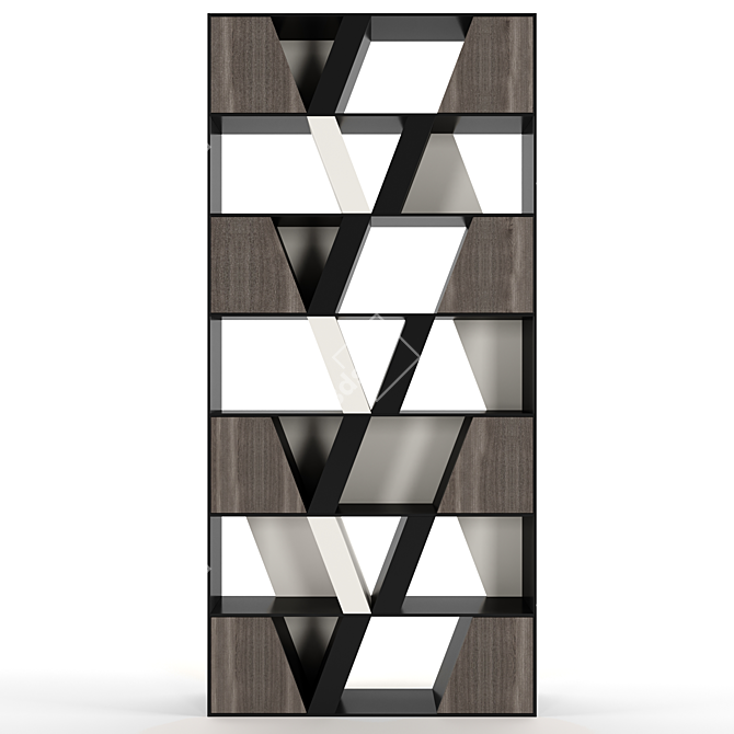 Modular Z Shelf - 2700x1260x350mm 3D model image 3