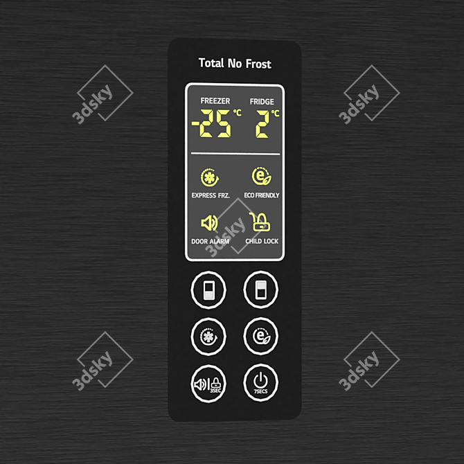 LG Refrigerator Set: Perfect Cooling Solutions 3D model image 2