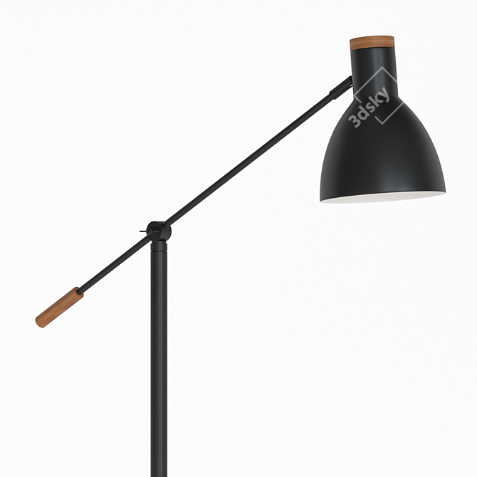 Elegant LaForma Scarlett Floor Lamp 3D model image 2