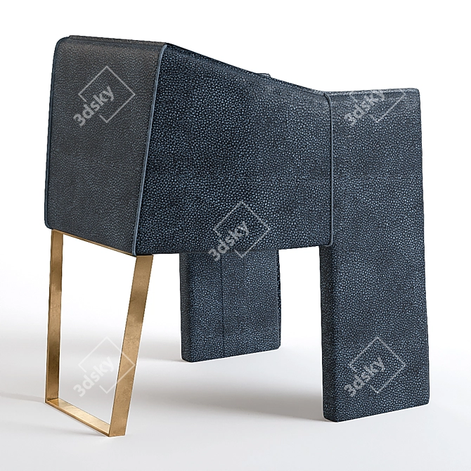 Sleek Ketch Chair: Modern Elegance 3D model image 2