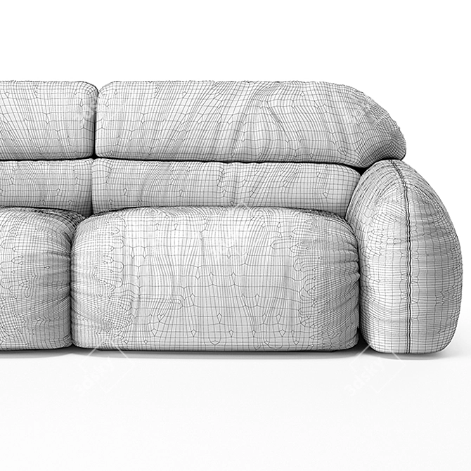 Elegant Granpiumotto Busnelli Sofa 3D model image 3