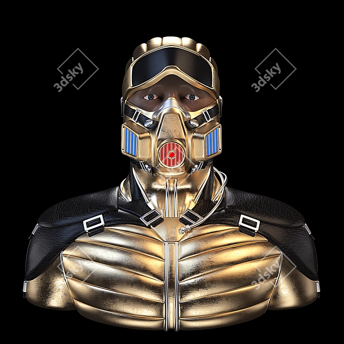 Ice Cold Warrior: Mortal Kombat 3D model image 2