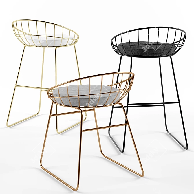 "Orson Stool: Modern and Elegant Seating 3D model image 2