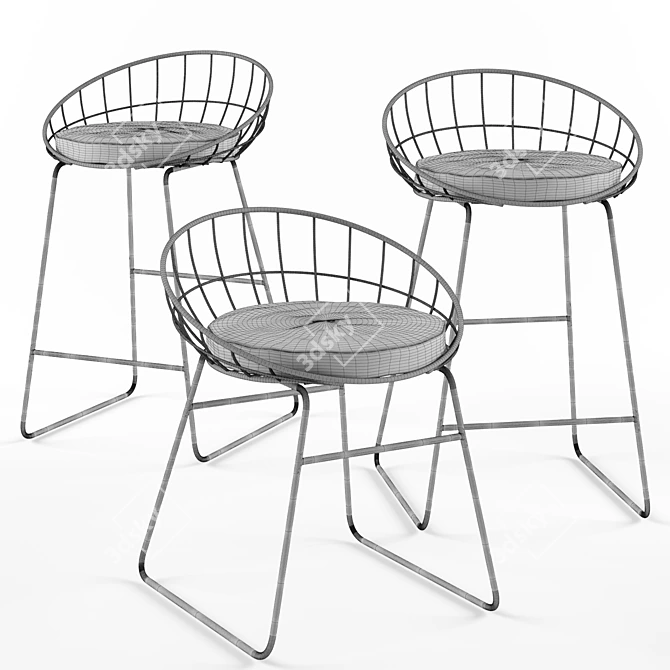 "Orson Stool: Modern and Elegant Seating 3D model image 3