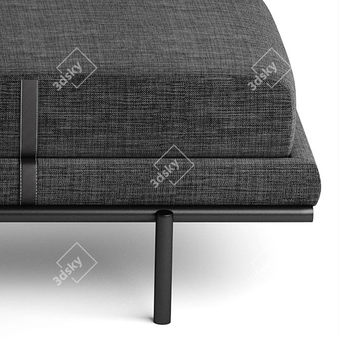 Flou Bench Bond - Stylish and Sturdy Seating Solution 3D model image 2