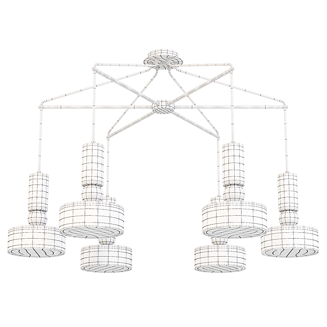 Maytoni Void Pendant Lamp (MOD030PL-06GR) 3D model image 2