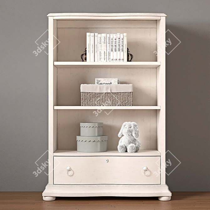 Ariane Bookcase: Stylish and Functional 3D model image 1