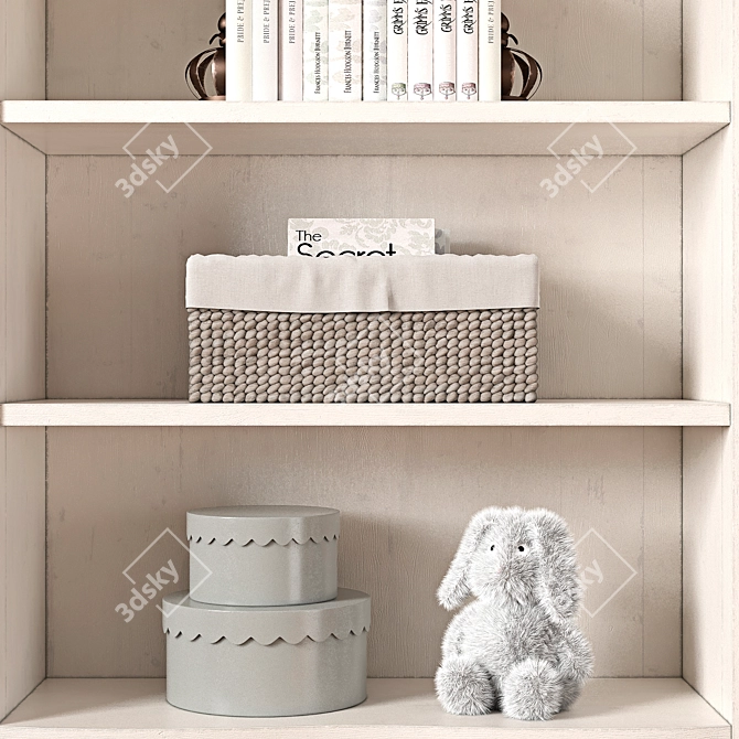 Ariane Bookcase: Stylish and Functional 3D model image 2