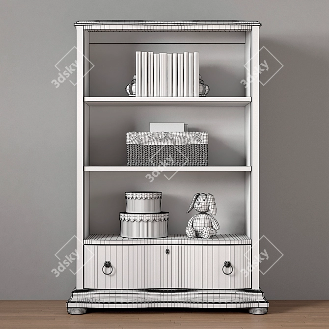 Ariane Bookcase: Stylish and Functional 3D model image 3