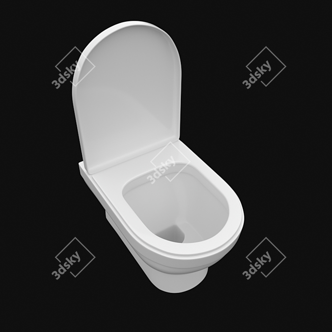 Title: Effortless Flush: Toilet Suspension System 3D model image 1