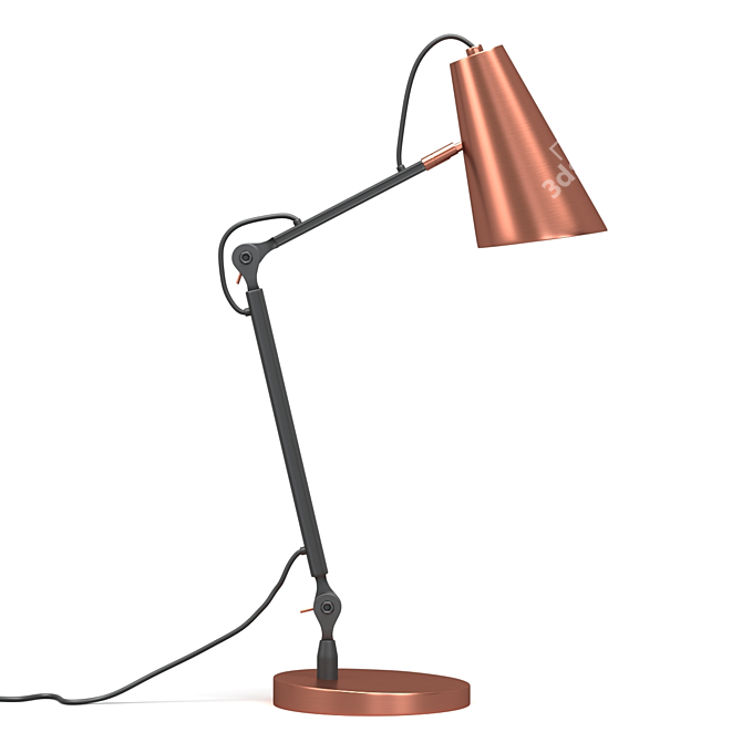 Paola Table Lamp: Stylish Illumination for Any Space 3D model image 1
