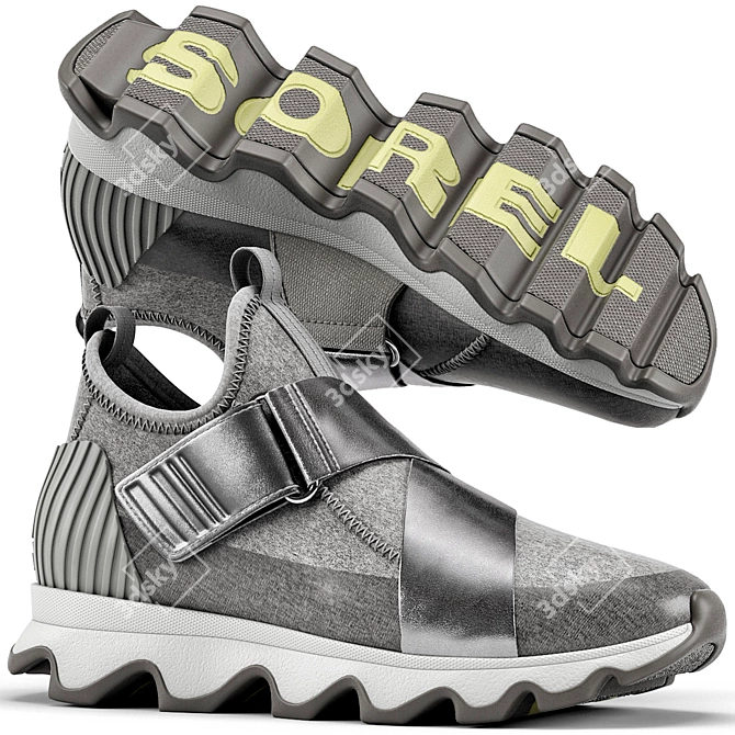 Sorel Kinetic Sneak: Stylish Dove 3D model image 1
