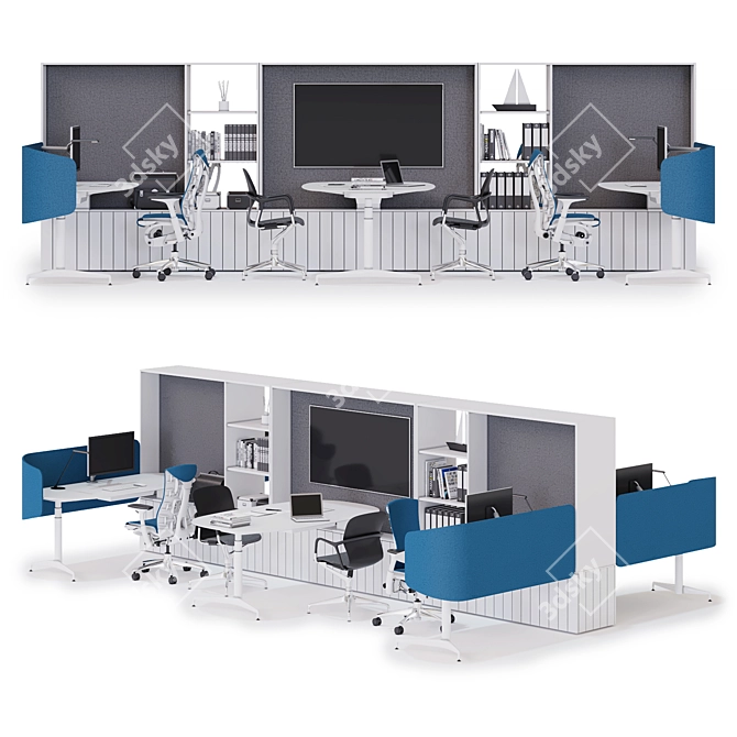 Elevate Your Workspace: Herman Miller Locale 3D model image 1