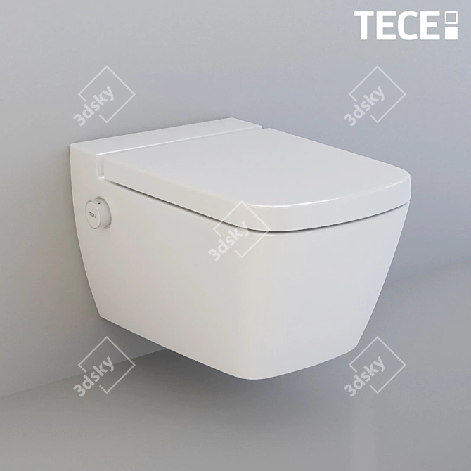 TECEone: Hygienic Shower-Toilet Combo 3D model image 1