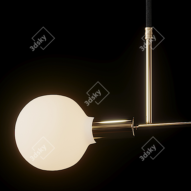 Vibrant Ceiling Lighting - Side Kick 3D model image 2