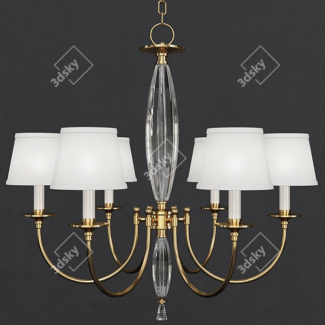 Ruhlmann Large Chandelier - Timeless Elegance for Your Space 3D model image 1