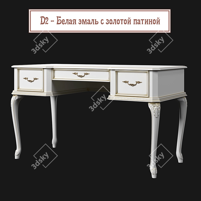 Ravanti Desk №2 - Stylish and Functional 3D model image 2