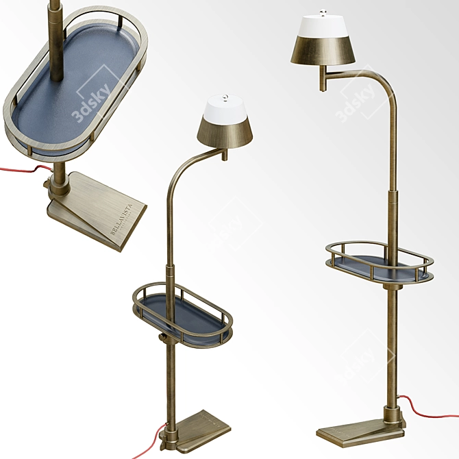 Bellavista Adalpina: Majestic Floor Lamp 3D model image 1