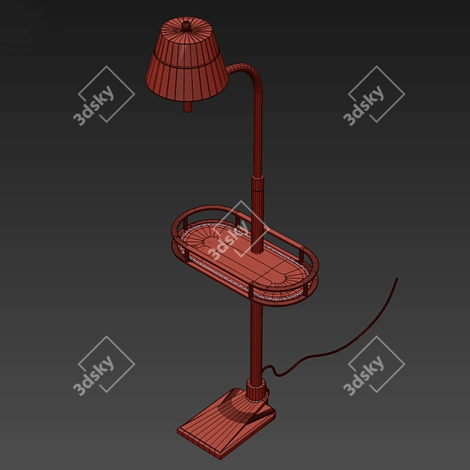 Bellavista Adalpina: Majestic Floor Lamp 3D model image 2