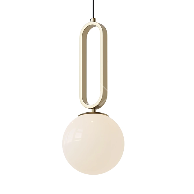 Vital Glass Pendant Lamp 3D model image 2