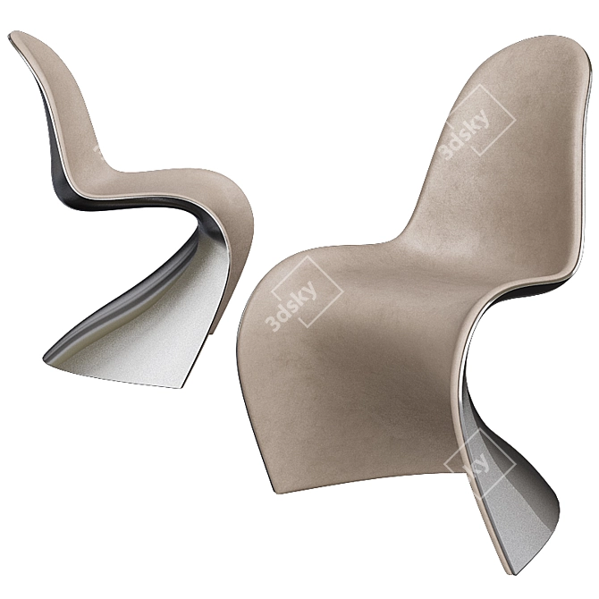 Ergonomic Elegance: Panton Chair Classic 3D model image 1