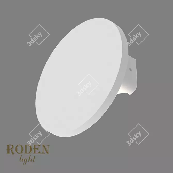 RODEN-light RD-300: Stylish OM Gypsum Wall Lamp 3D model image 3