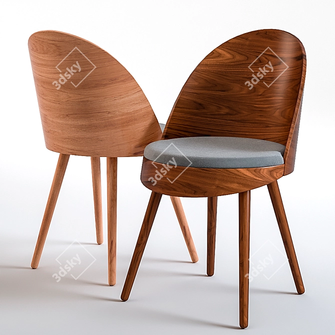 B&T Apsis: Modern Design at 1,4k Polys 3D model image 1