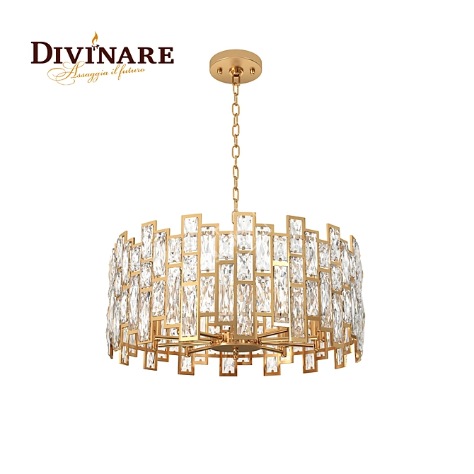 Divinare Medea Crystal Chandelier 3D model image 1