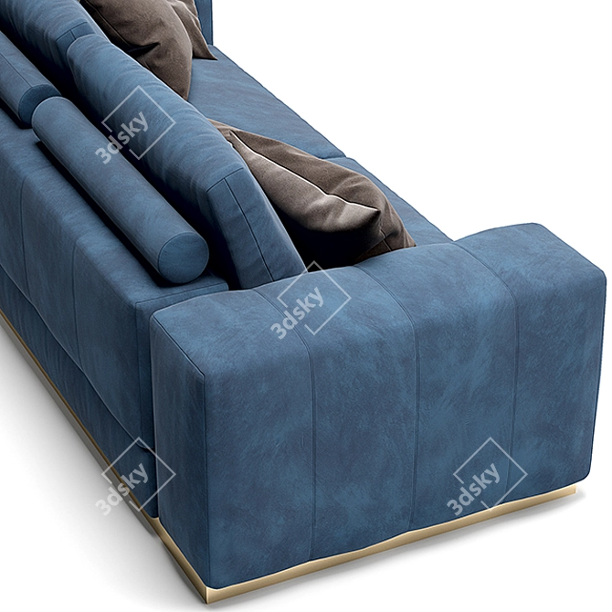 Laskasas Charlie Sofa 2: Elegant and Comfortable Seating 3D model image 2