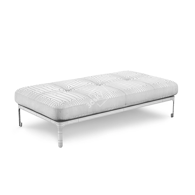Title: Modernista Bench 160: A Stylish Seating Solution

Title (Russian translation): Bench 160 Модерни 3D model image 3