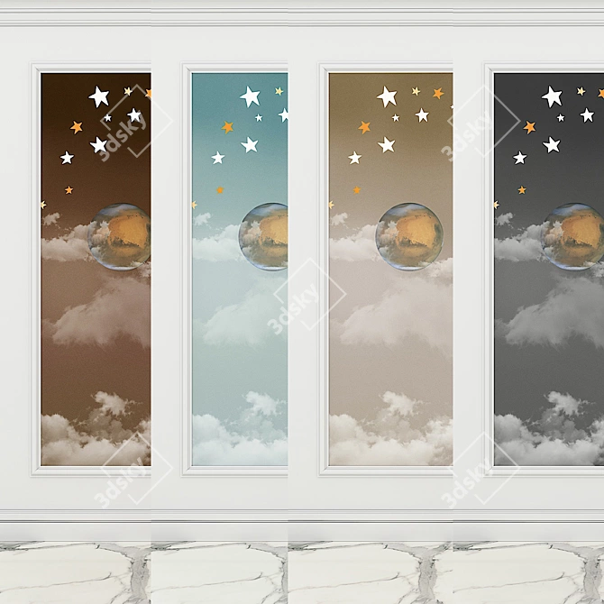 Funny Tour 20729 Wall Art 3D model image 2