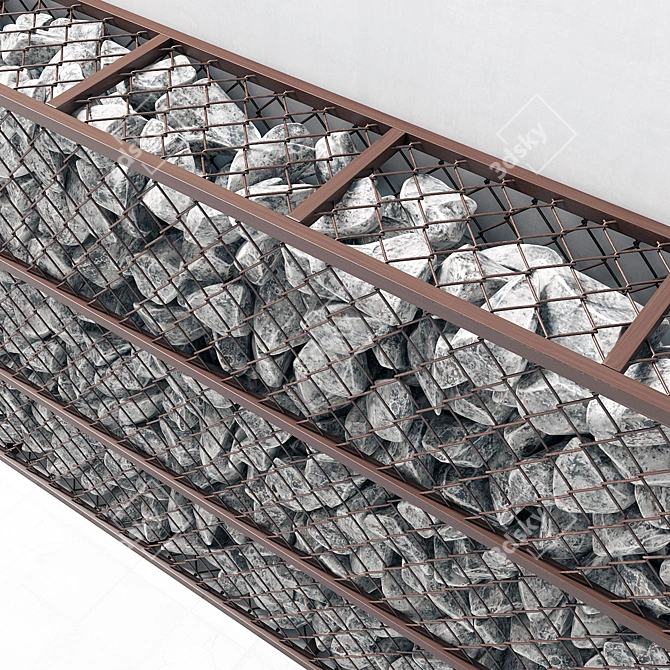 - Large Gabion Stone | High Quality 3D Model 3D model image 2