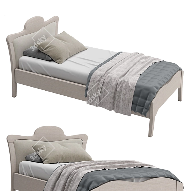 Dreamland Haven: Arcanda Children's Bed 3D model image 1