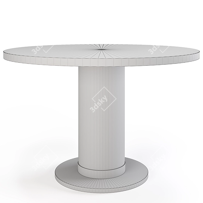 Sheffield Round Table: Elegant and Functional 3D model image 2