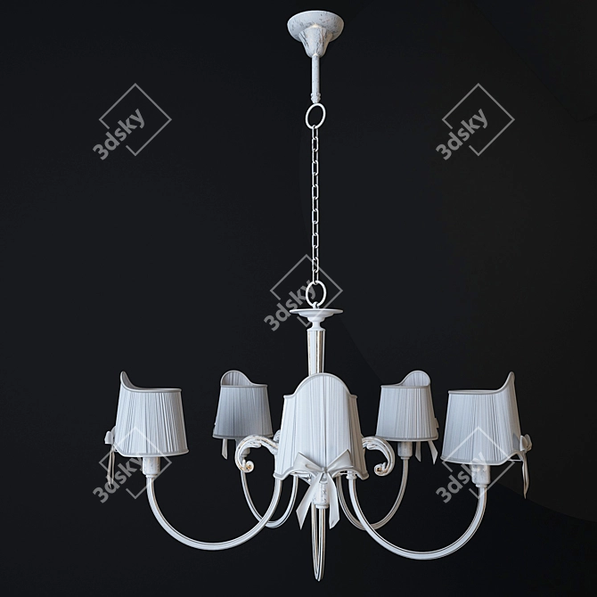 Elegant Freya Kate Chandelier 3D model image 1