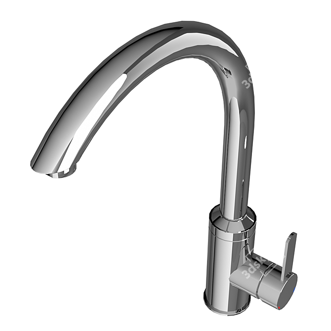 Gappo G4099 Kitchen Sink Faucet 3D model image 2