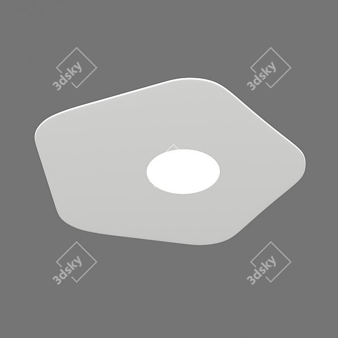 Illuminate with OM Mantra: AREA Ceiling Light 3D model image 1