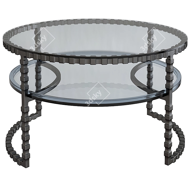 Granger Metal Coffee Table 3D model image 1