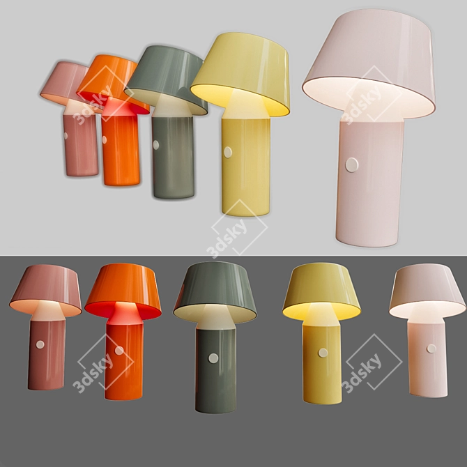 Marset Barcelona Bicoca Lamp 3D model image 1