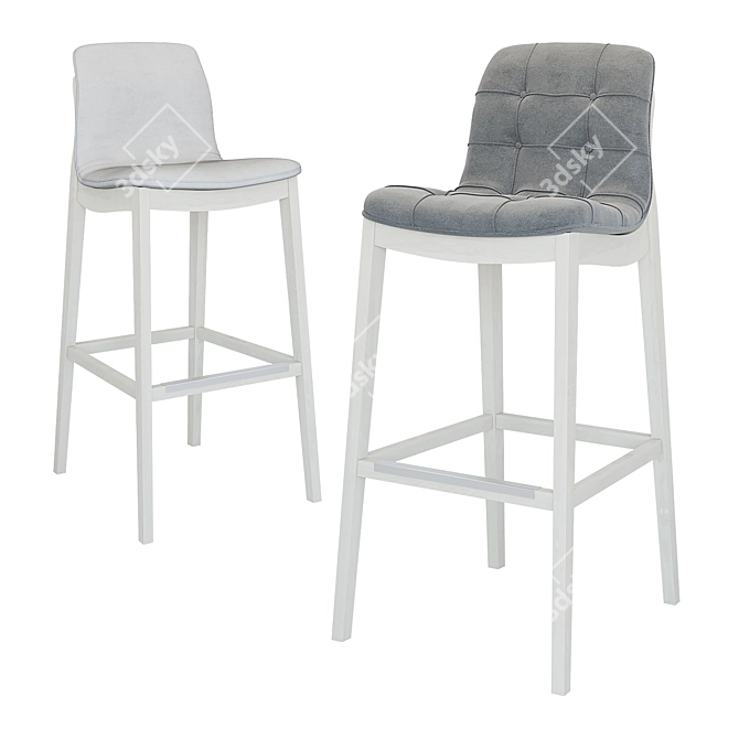 Jarrett Furniture Light Barstool 3D model image 1