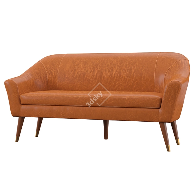 Stylish Elvie Sofa 3D model image 1