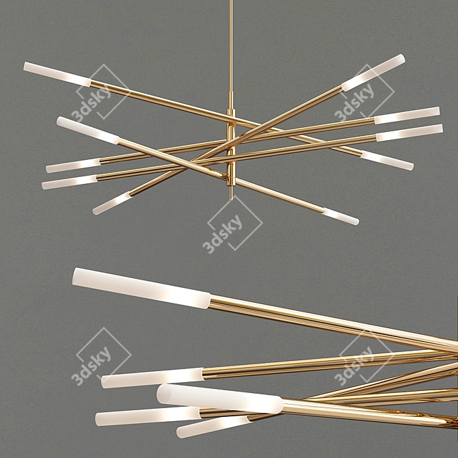 Luxury Chandelier Collection: Technum, Jenkins, Rousseau 3D model image 3