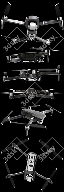 Advanced Aerial Imaging: DJI Mavic 2 PRO 3D model image 3