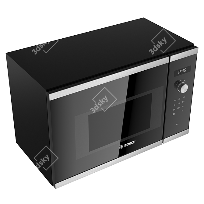  Bosch BFL524MS0 Built-in Microwave: Sleek and Convenient 3D model image 2